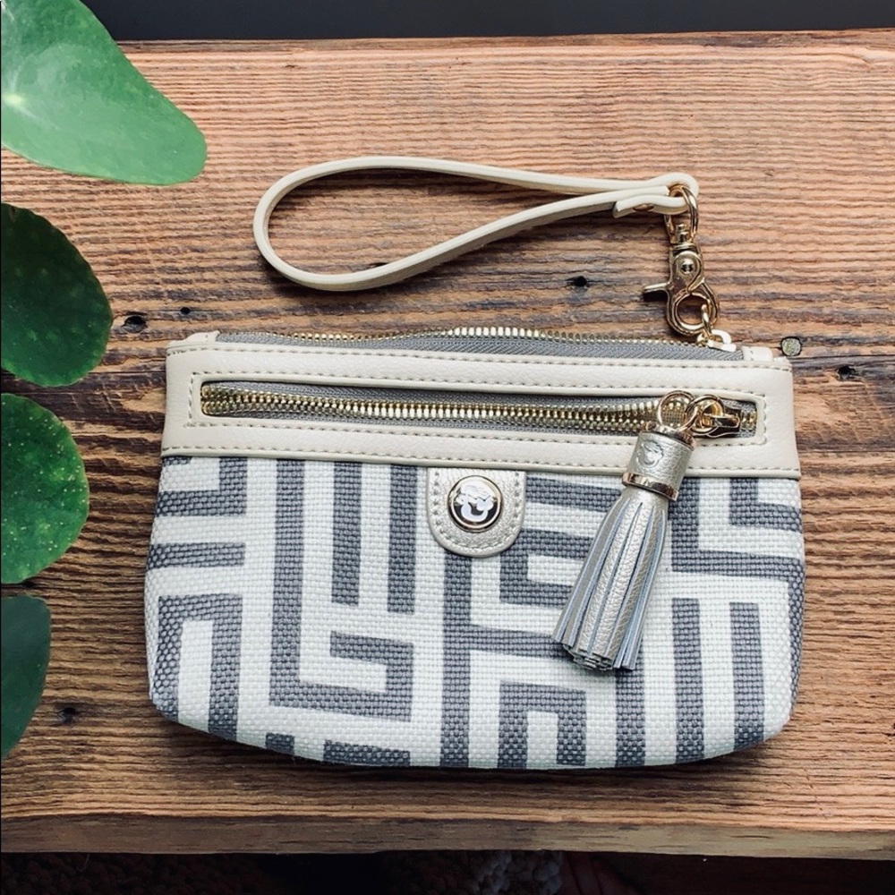 Spartina 449 wristlet clutch
